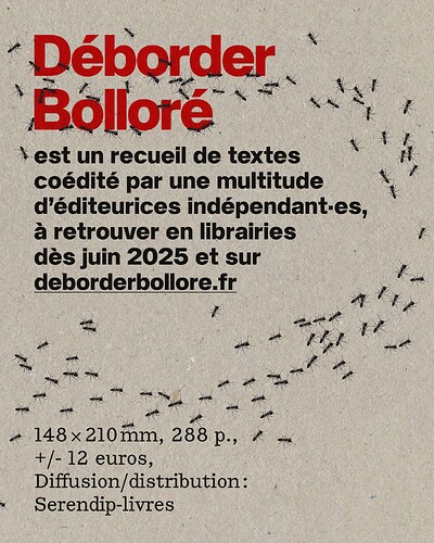 Un recueil de textes disponible dès juin 2025