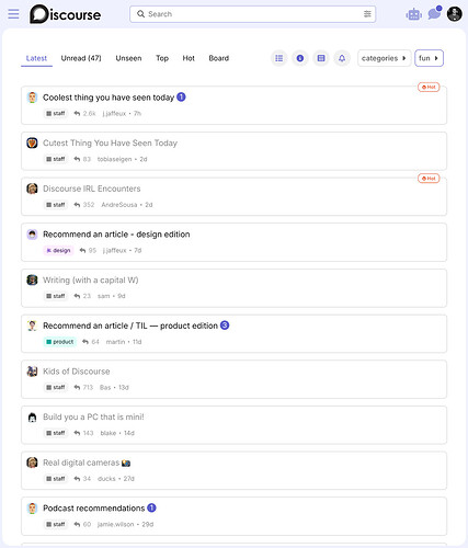 Saisie d'écran de nos icebreakers