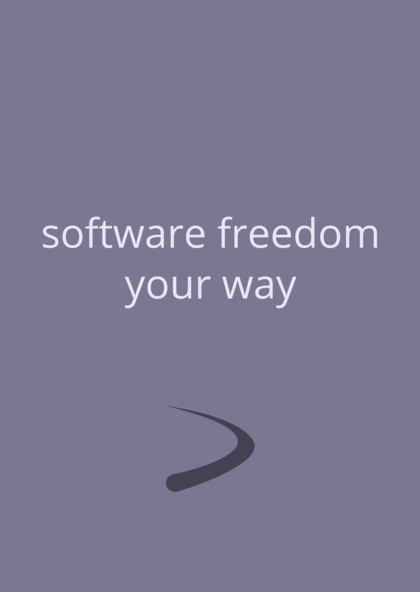 software freedom your way (book cover)